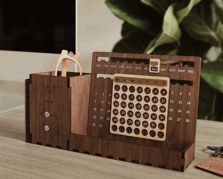 Wooden Calender Decor Collection