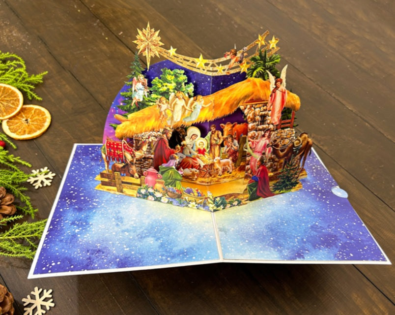 3D Christmas Popup CardWoodWander Manufacturing