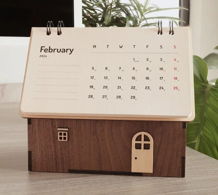 DIY Wooden Calendar - House ThemeWoodWander Manufacturing