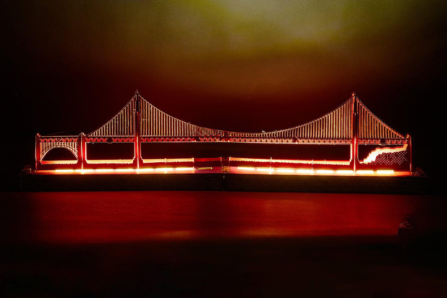 3D Golden Gate Brigde Popup with LightsWoodWander Manufacturing