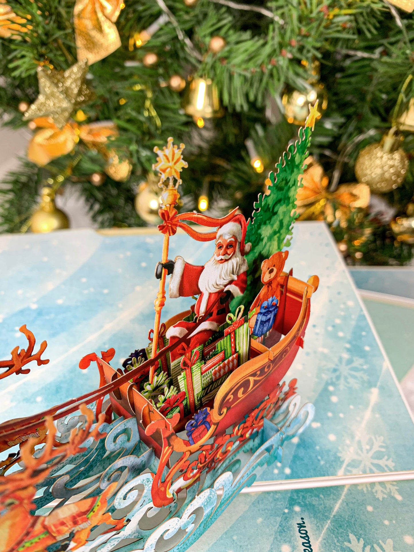 3D Santa Popup CardWoodWander Manufacturing