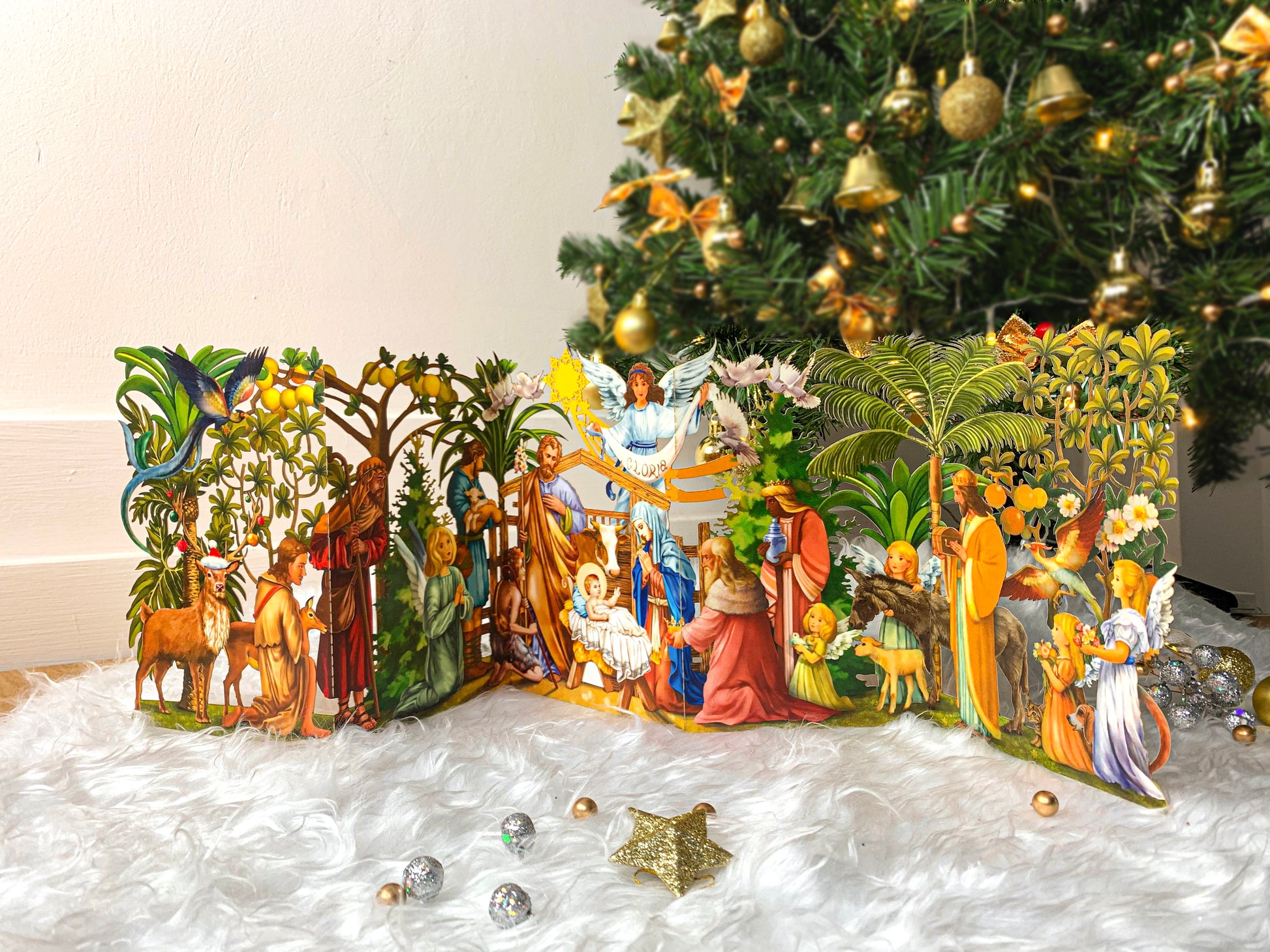 3D Holy Night ZicZac Popup  CardWoodWander Manufacturing