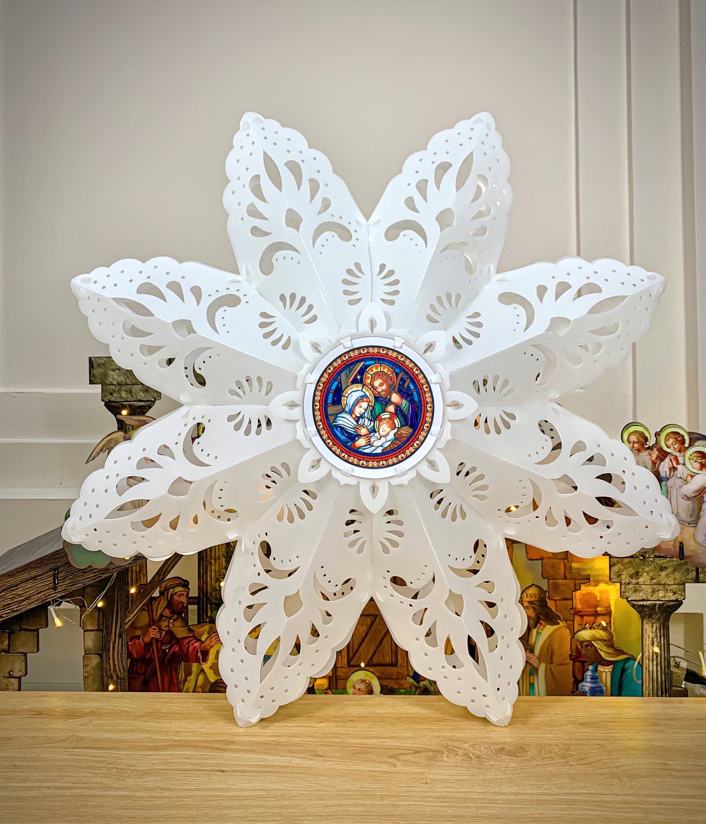 Plastic Snowflake Lantern - DecorationWoodWander Manufacturing