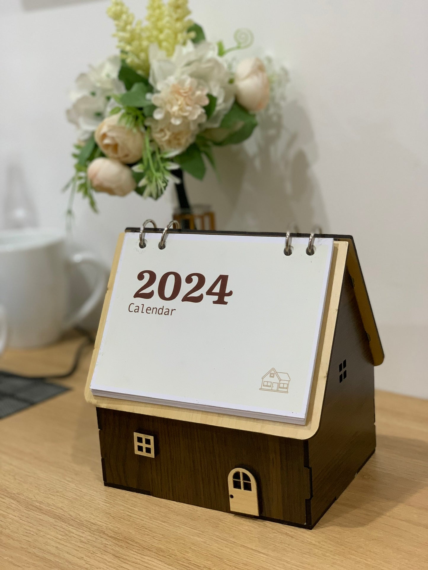 DIY Wooden Calendar - House ThemeWoodWander Manufacturing