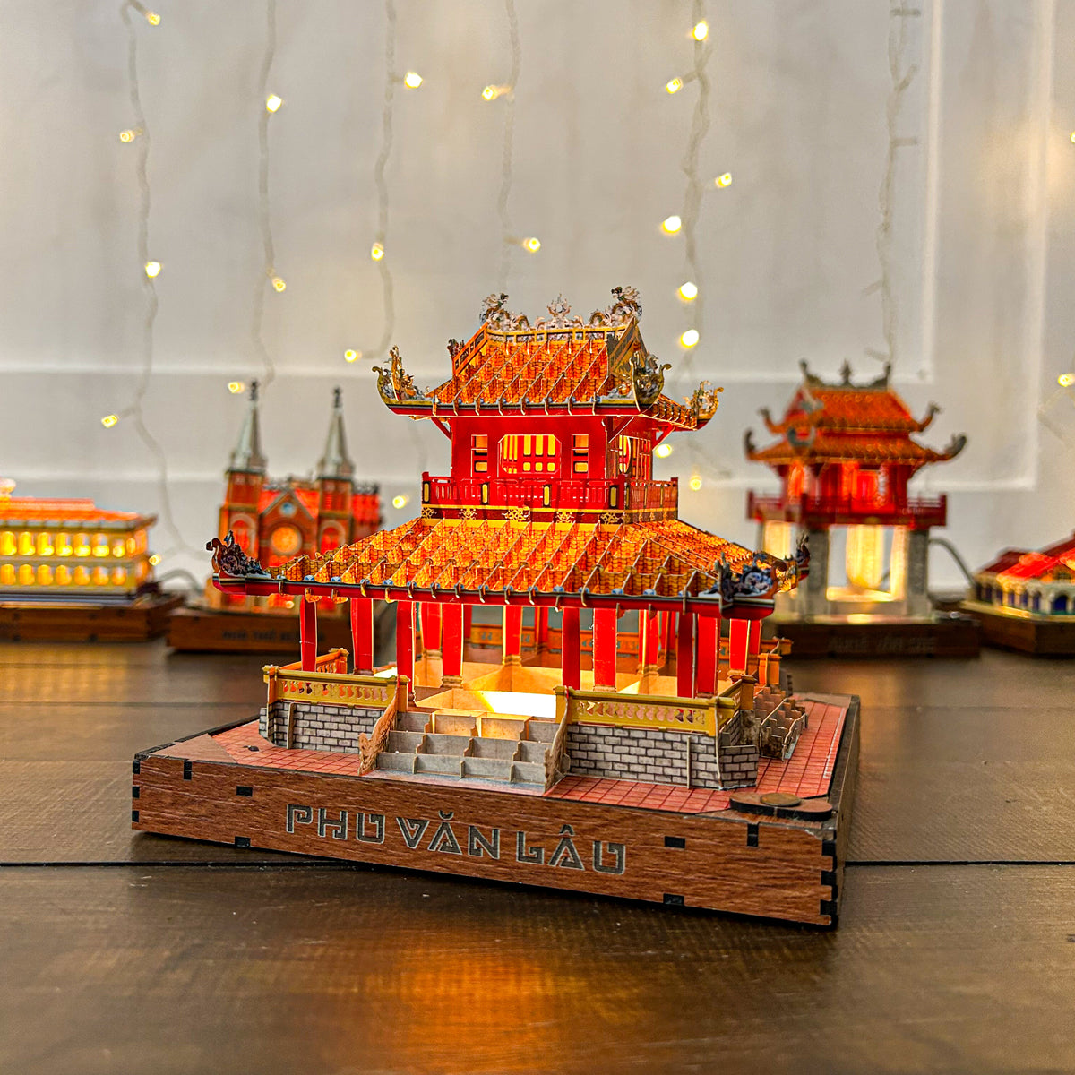 3D Ancient Temple Popup with LightsWoodWander Manufacturing